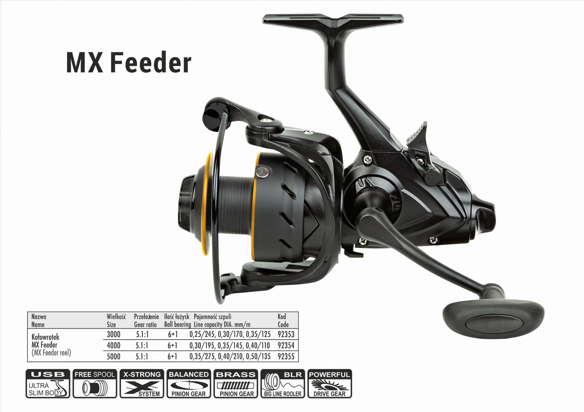 Kołowrotek MX Feeder Traper 5000 92355 - obrazek 2