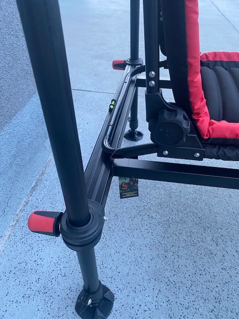 Fotel wędkarski Feeder GST PRO Red – Traper - obrazek 5