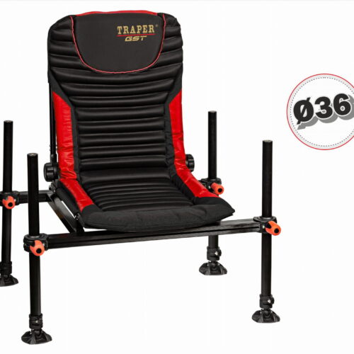 Fotel wędkarski Feeder GST PRO Red – Traper