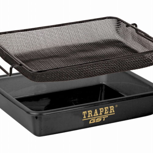 Kuweta Medium z sitem 2 mm Traper – czarna 31×26×7 cm