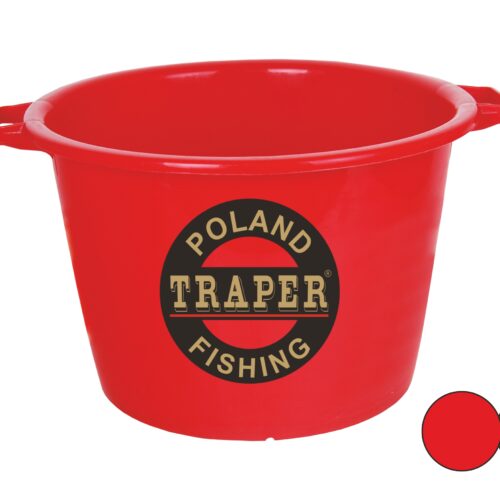 Pojemnik do zanęty Traper – czerwony 40 l