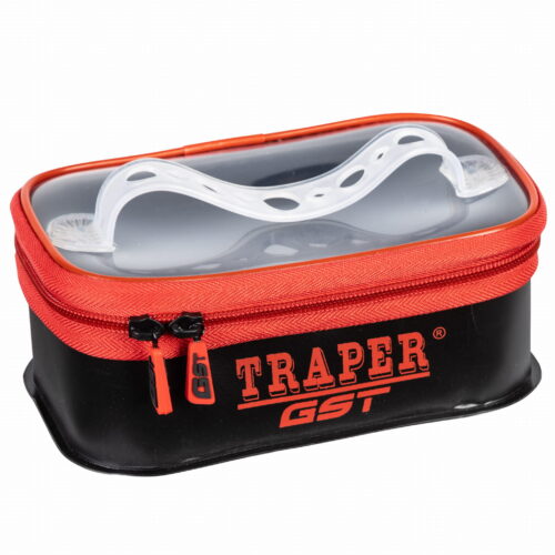 Pojemnik PCV z zamknięciem Traper GST – czarny 12×9×6 cm