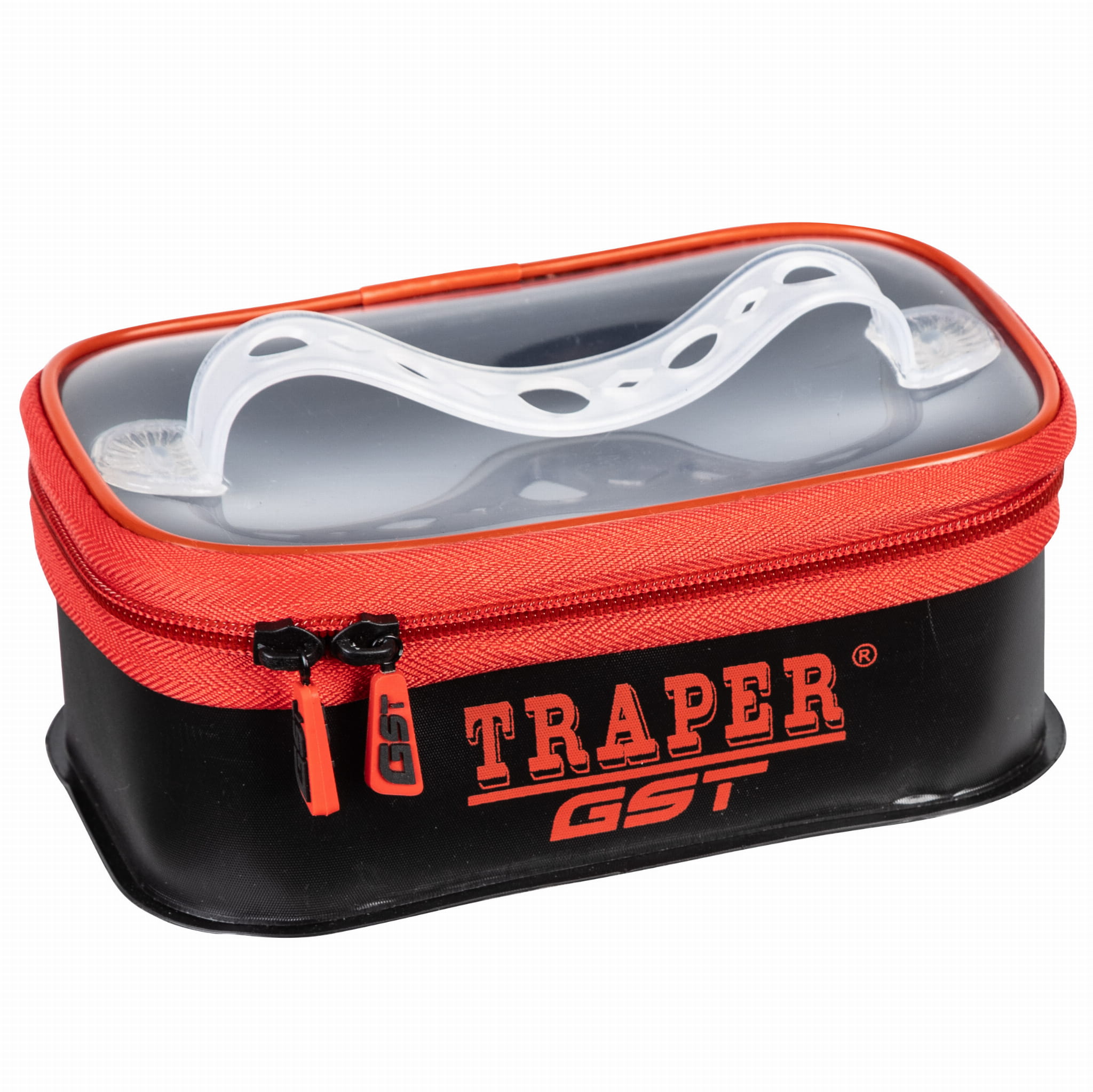 Pojemnik PCV z zamknięciem Traper GST – czarny 12×9×6 cm
