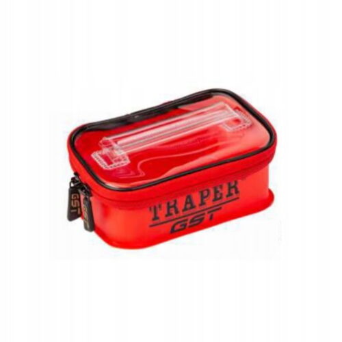 Pojemnik PCV z zamknięciem Traper GST – czerwony 12×9×6 cm