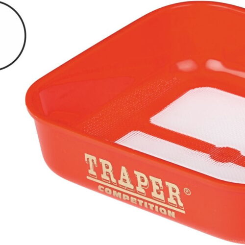 Pudełko z sitkiem Traper – czerwone, 1mm, 0,75l