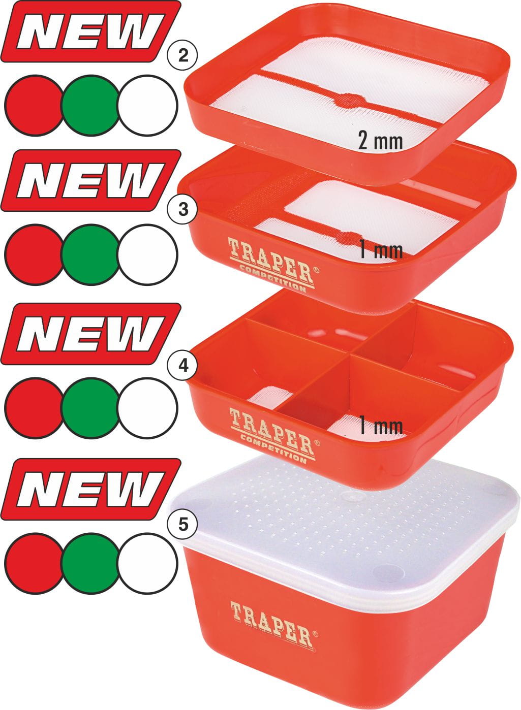 Pudełko Traper – czerwone, 1,25l - obrazek 2