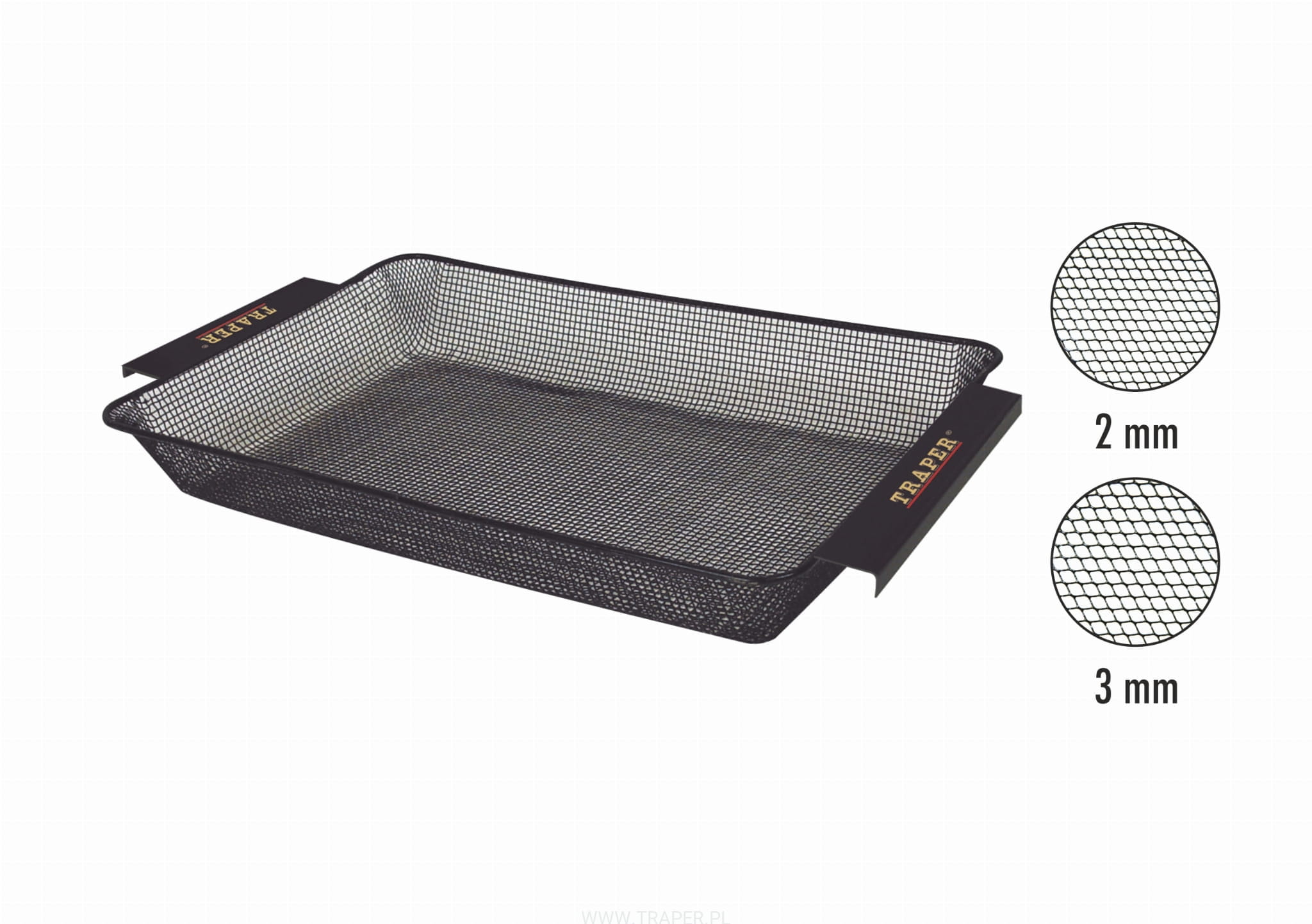 Sito prostokątne duże Traper – 30×46 cm, oczka 2 mm